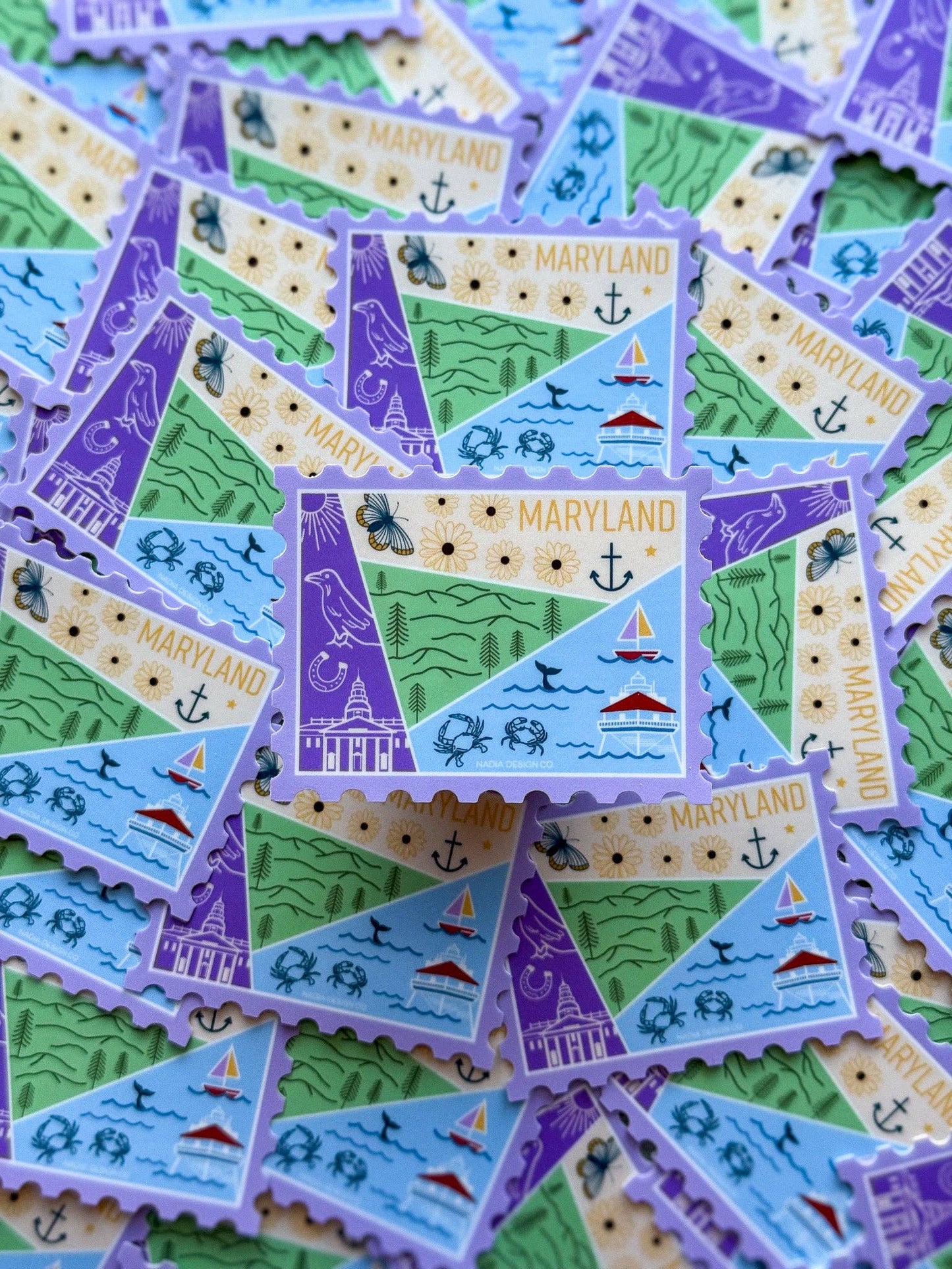 Maryland Stamp Sticker