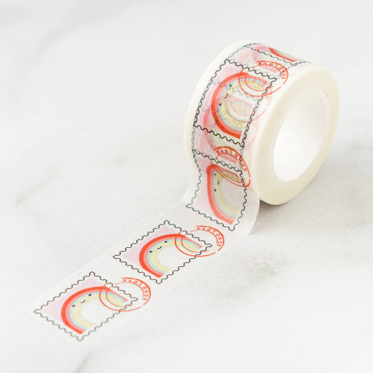 Rainbow Stamp Washi Tape, Pattern Paper Tape
