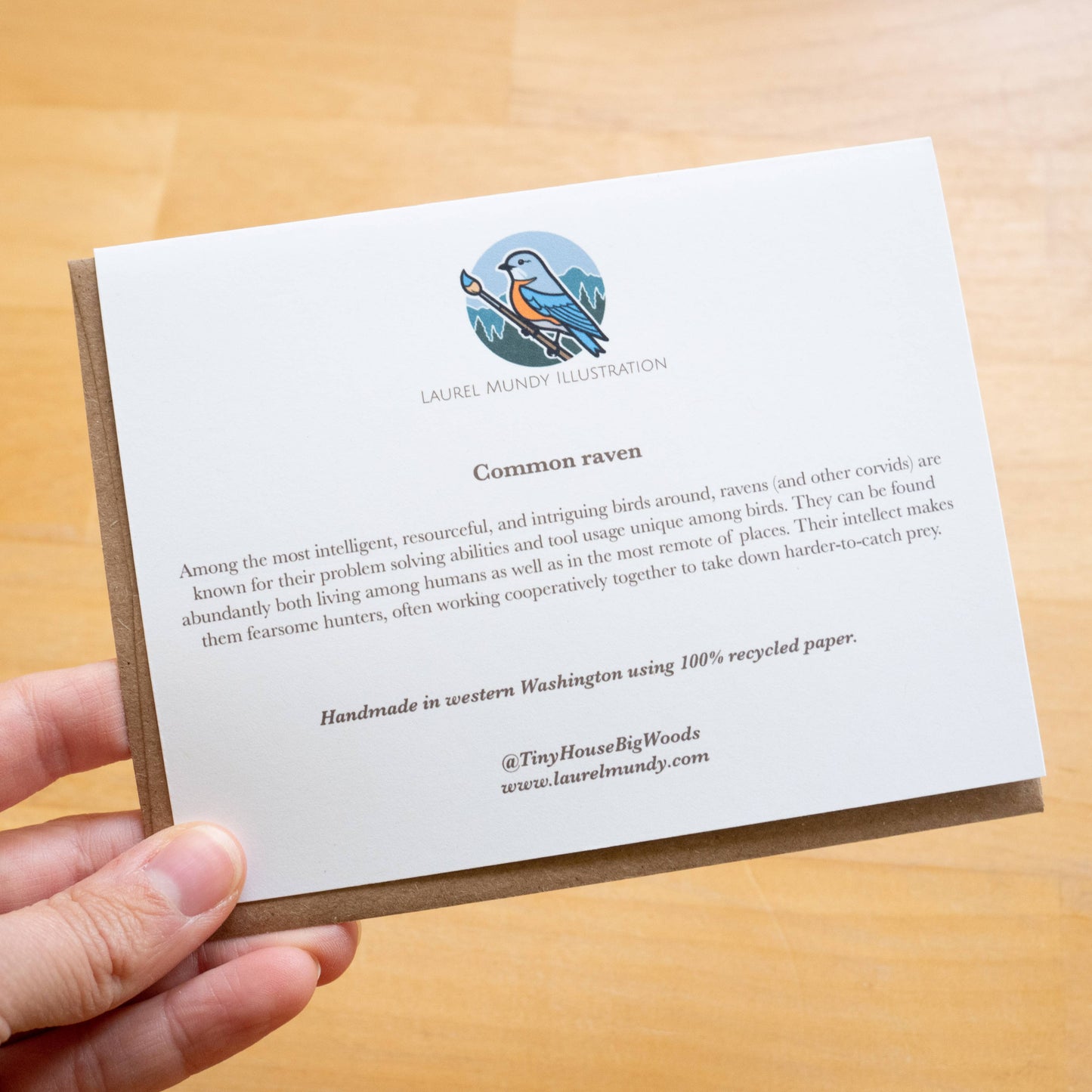 Raven Moon Greeting Card
