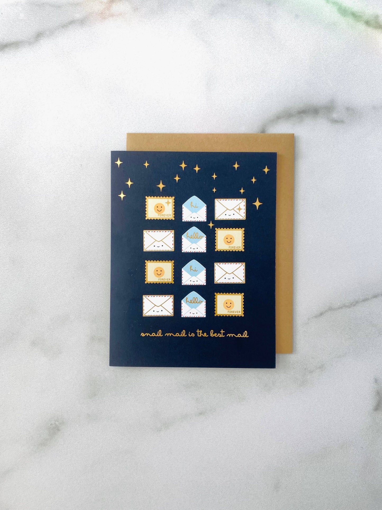 Snail Mail is the Best Mail Gold Foil Card