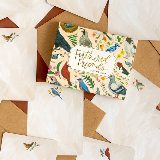 Feathered Friends Birds Flat Note Set 1