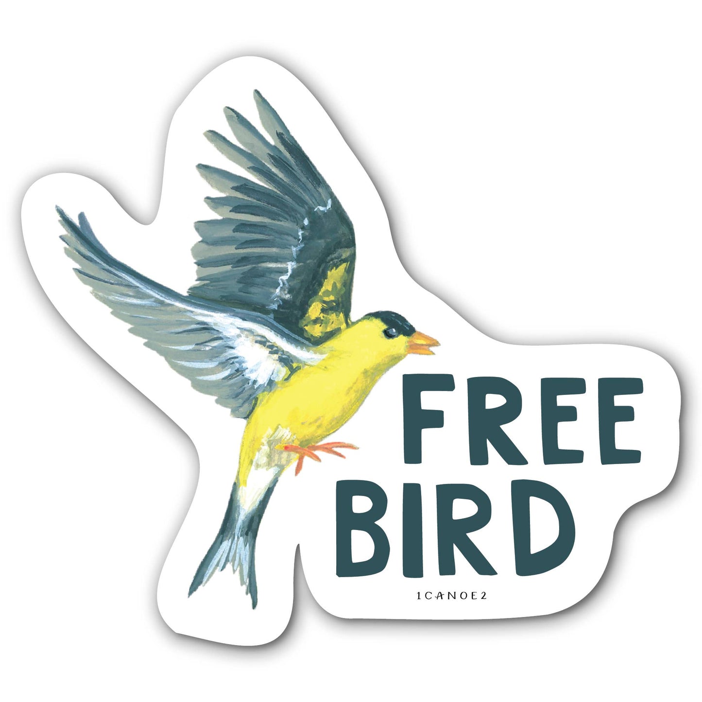 Free Bird Decal Sticker