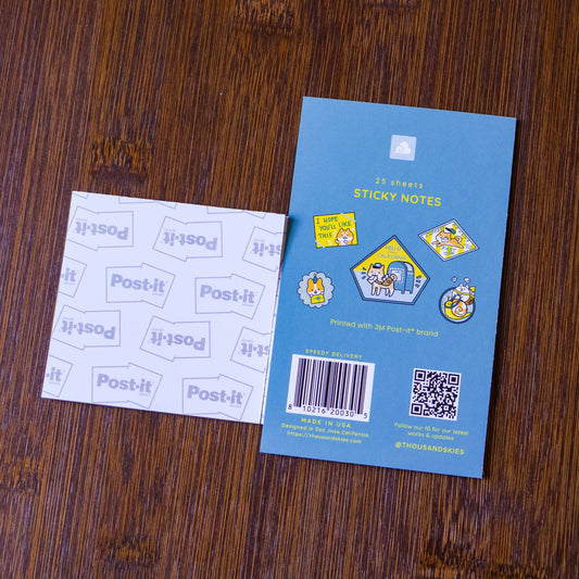 Speedy Delivery Sticky Notes by Thousand Skies