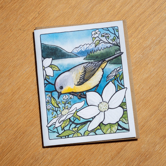 Nashville Warbler Greeting Card