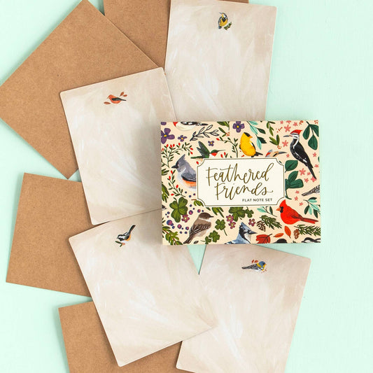 Feathered Friends Birds Flat Note - Set 2