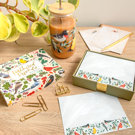 Feathered Friends - Birds Desk Jotter Note Set