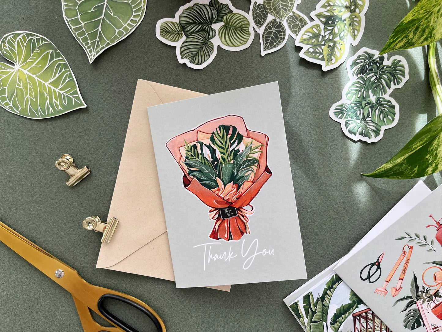 Botanical Thank You Notecard