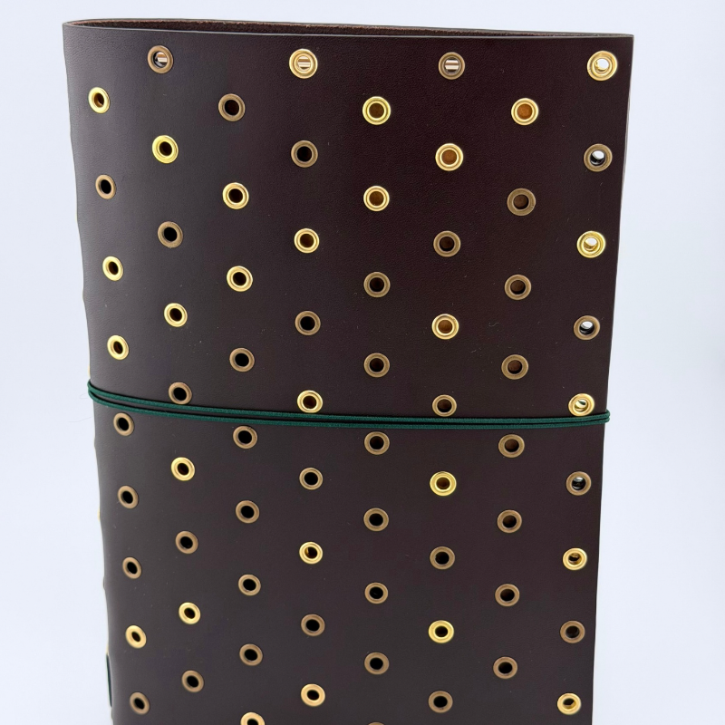 Thatcher: A5 Bifold Notebook Cover with Grommets by Imperfect Concepts