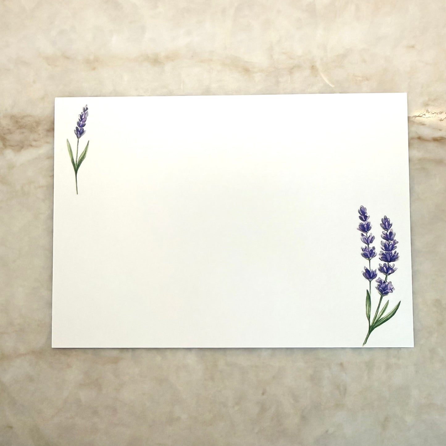 Lavender Luxe Watercolor Notecard