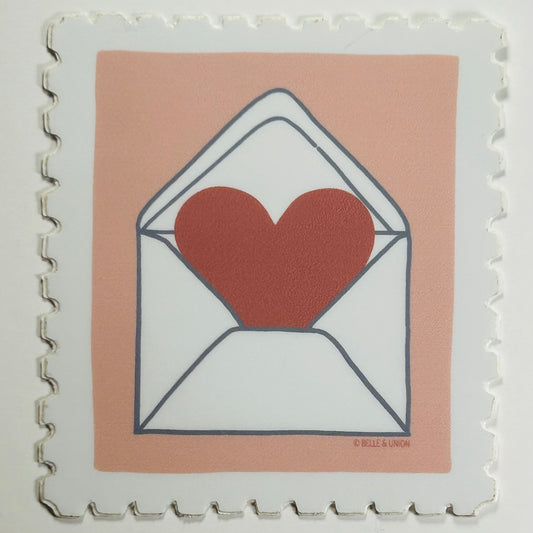 Heart Envelope sticker