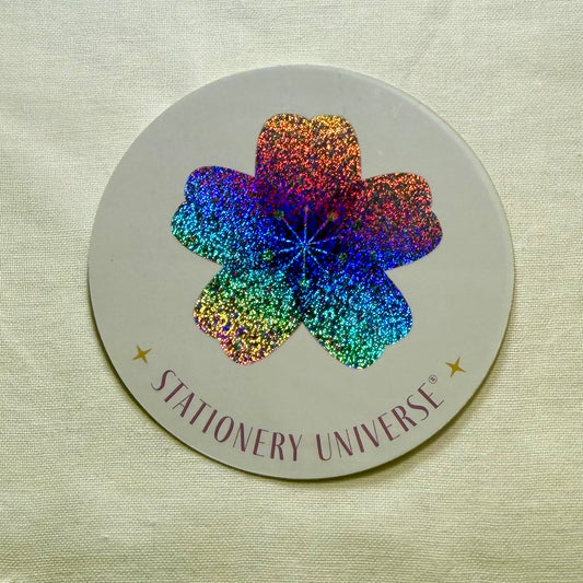 First Blossom Glitter Sticker