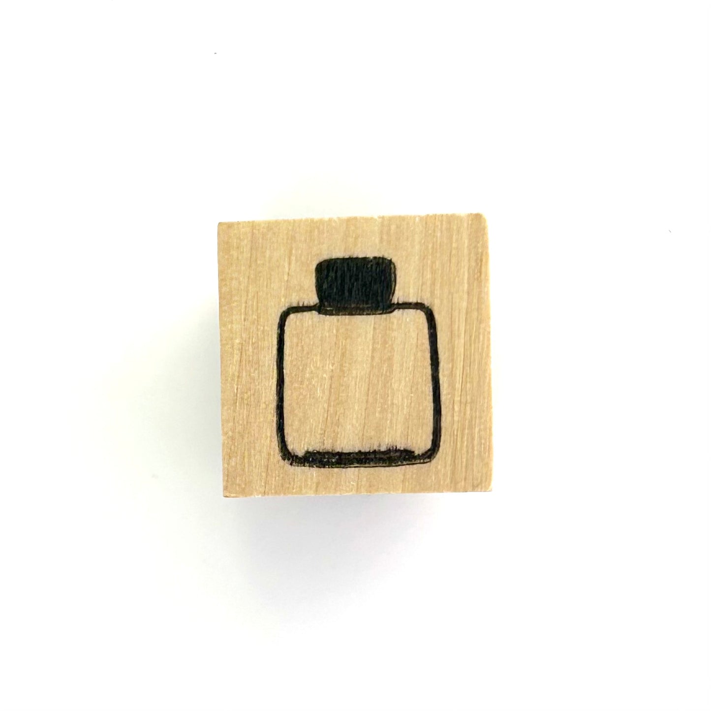 Mini ink bottle stamp, design #4