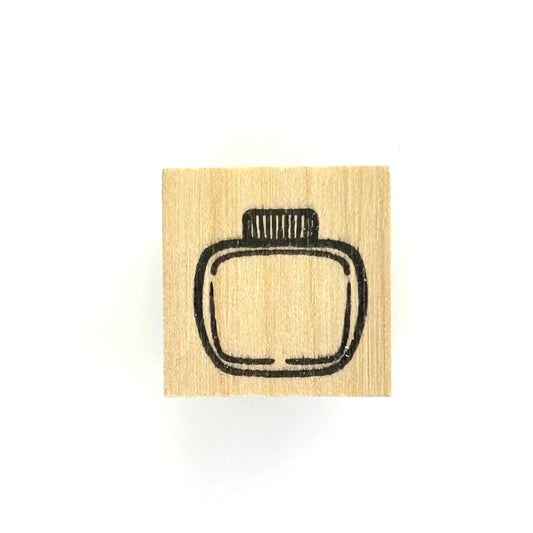 Mini ink bottle stamp, design #5