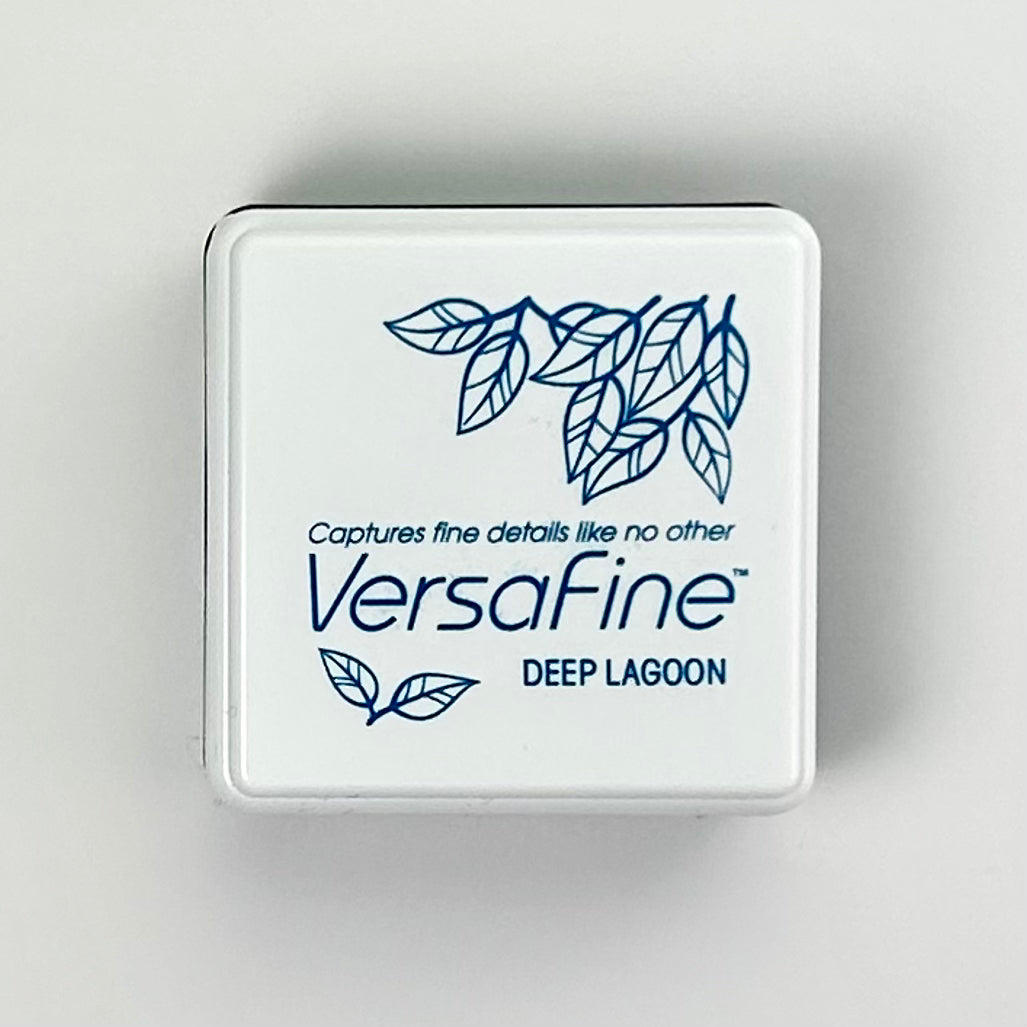Tsukineko Versafine pigment mini ink pad, deep lagoon