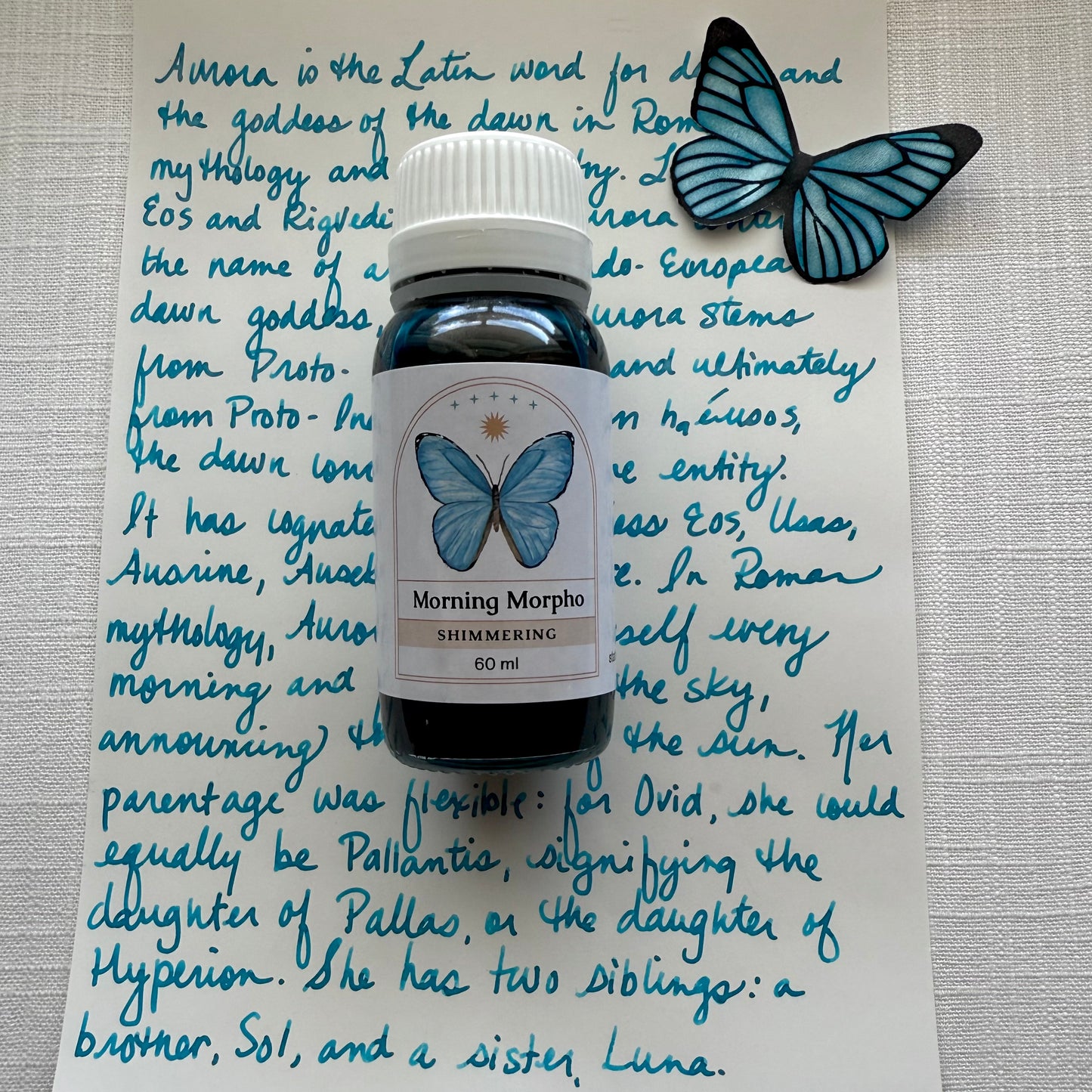 Morpho Collection - fountain pen ink, multiple colors