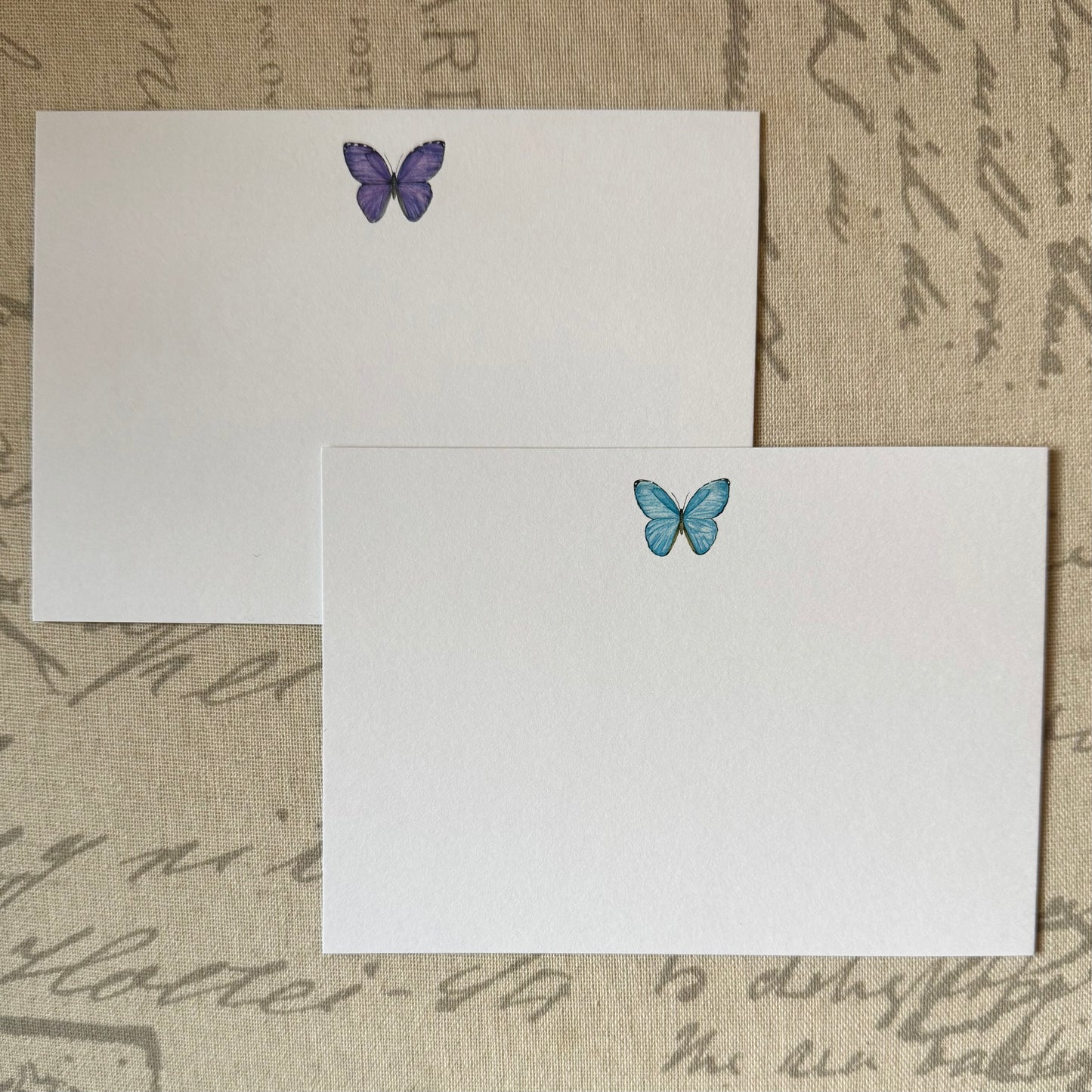 Morpho flat notecard