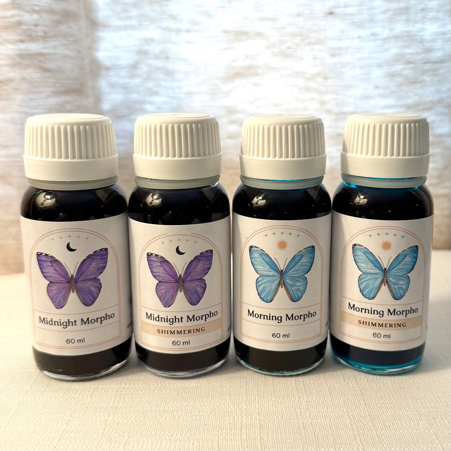 Morpho Collection - fountain pen ink, multiple colors