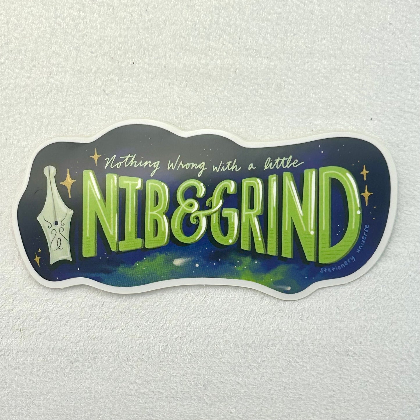 Nib and Grind sticker