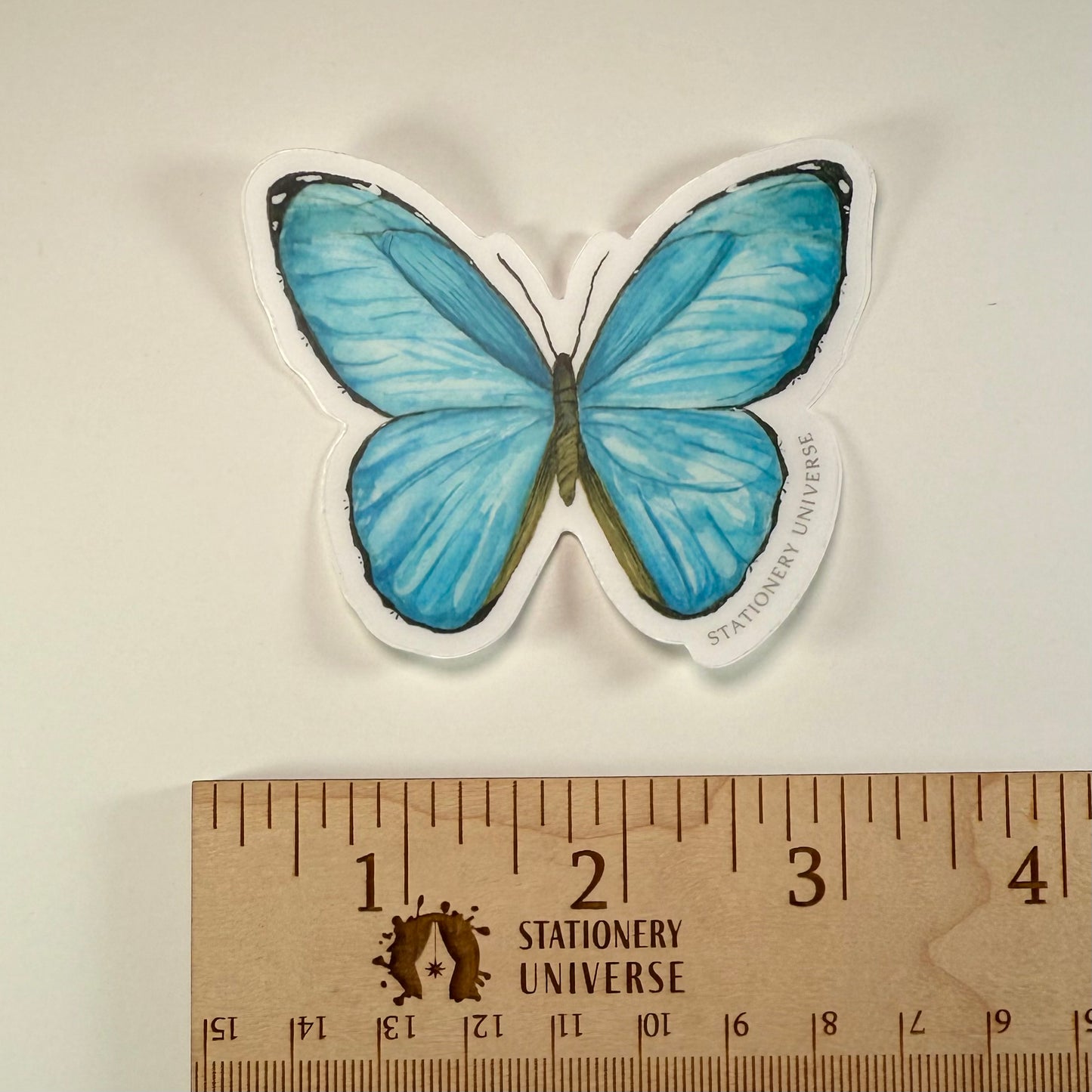 Aurora Morpho sticker, multiple colors