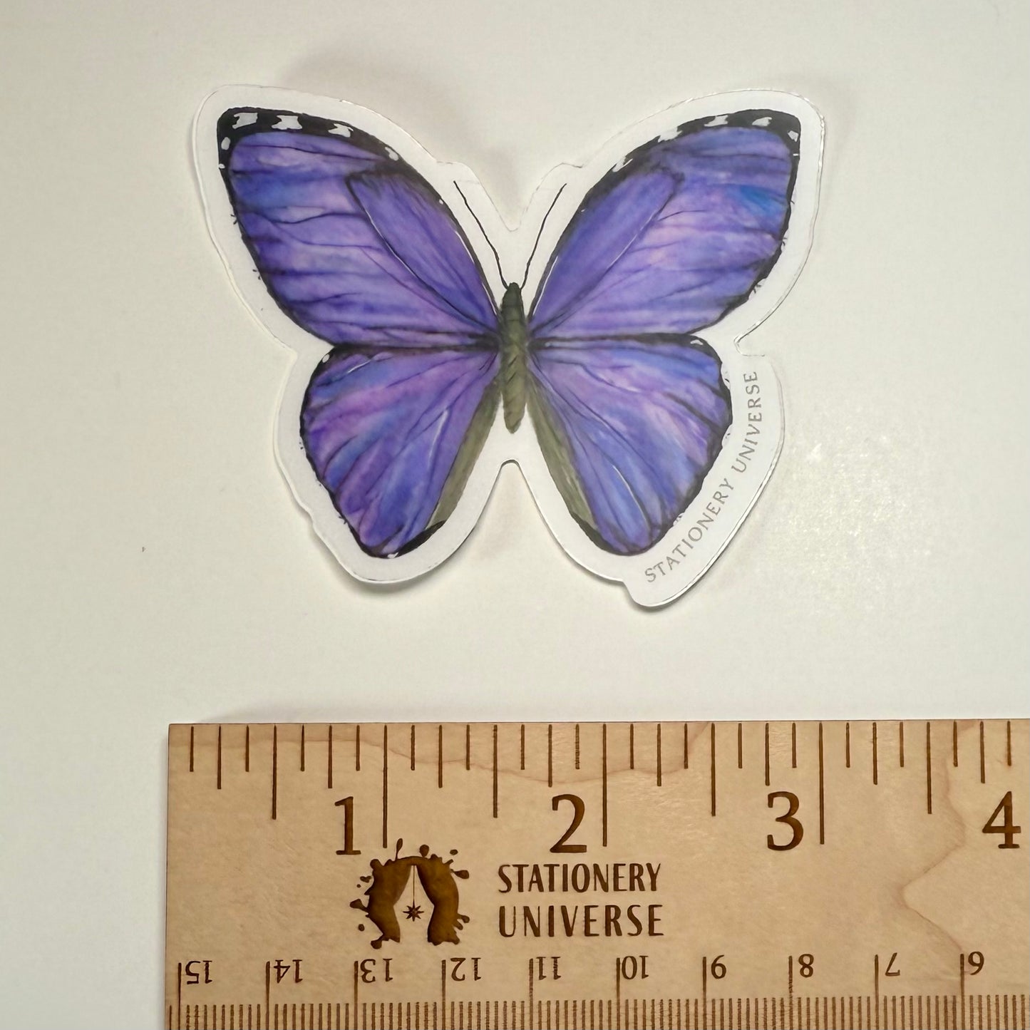 Aurora Morpho sticker, multiple colors