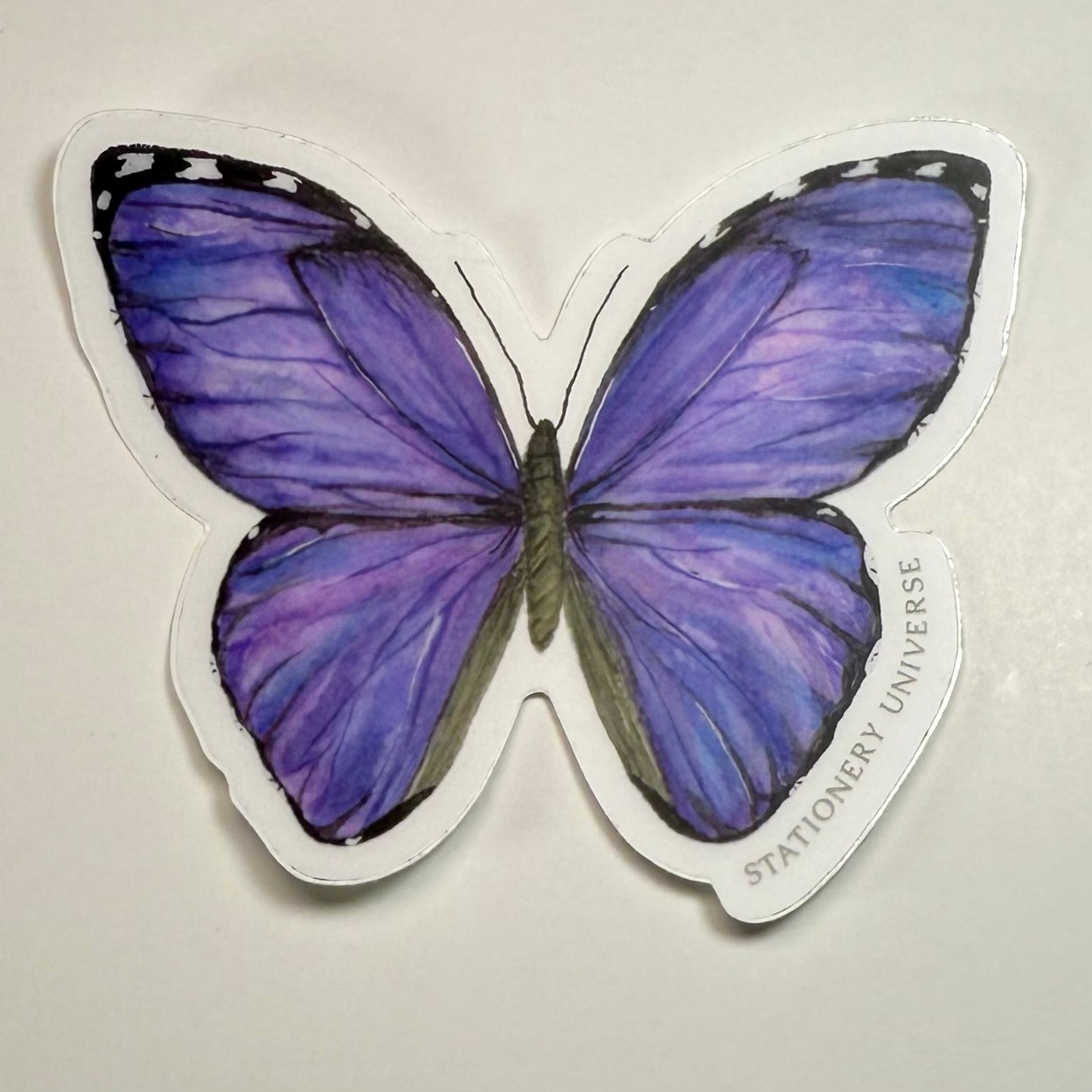 Aurora Morpho sticker, multiple colors