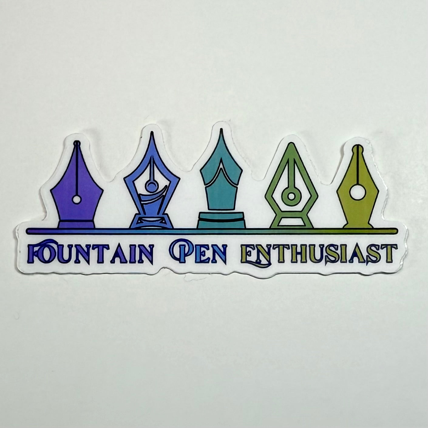 Fountain Pen Enthusiast sticker