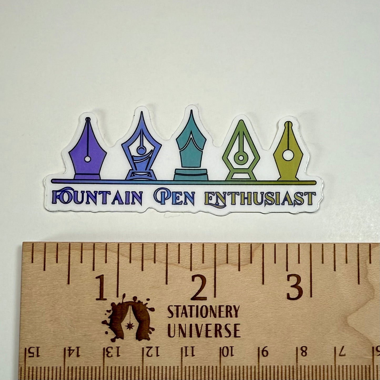 Fountain Pen Enthusiast sticker