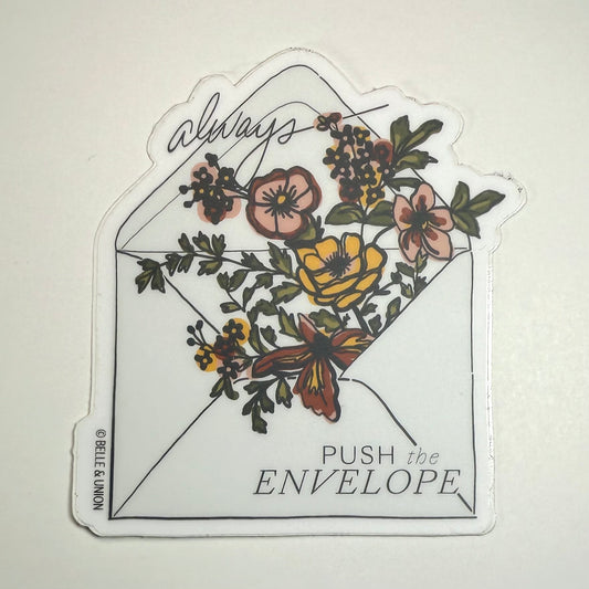 Push the Envelope sticker