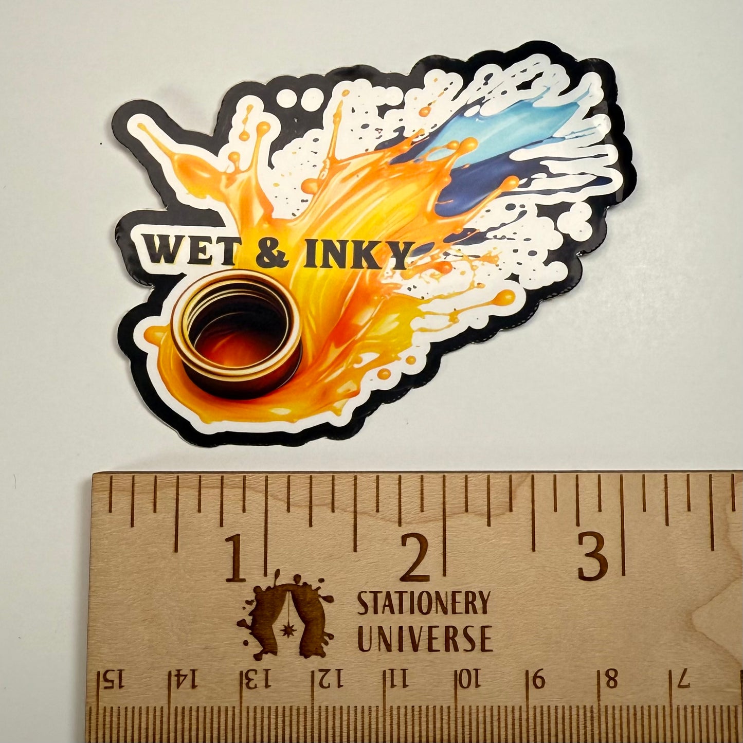 Wet & Inky sticker