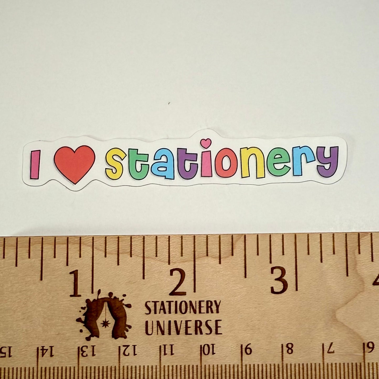 I ♡ Stationery sticker