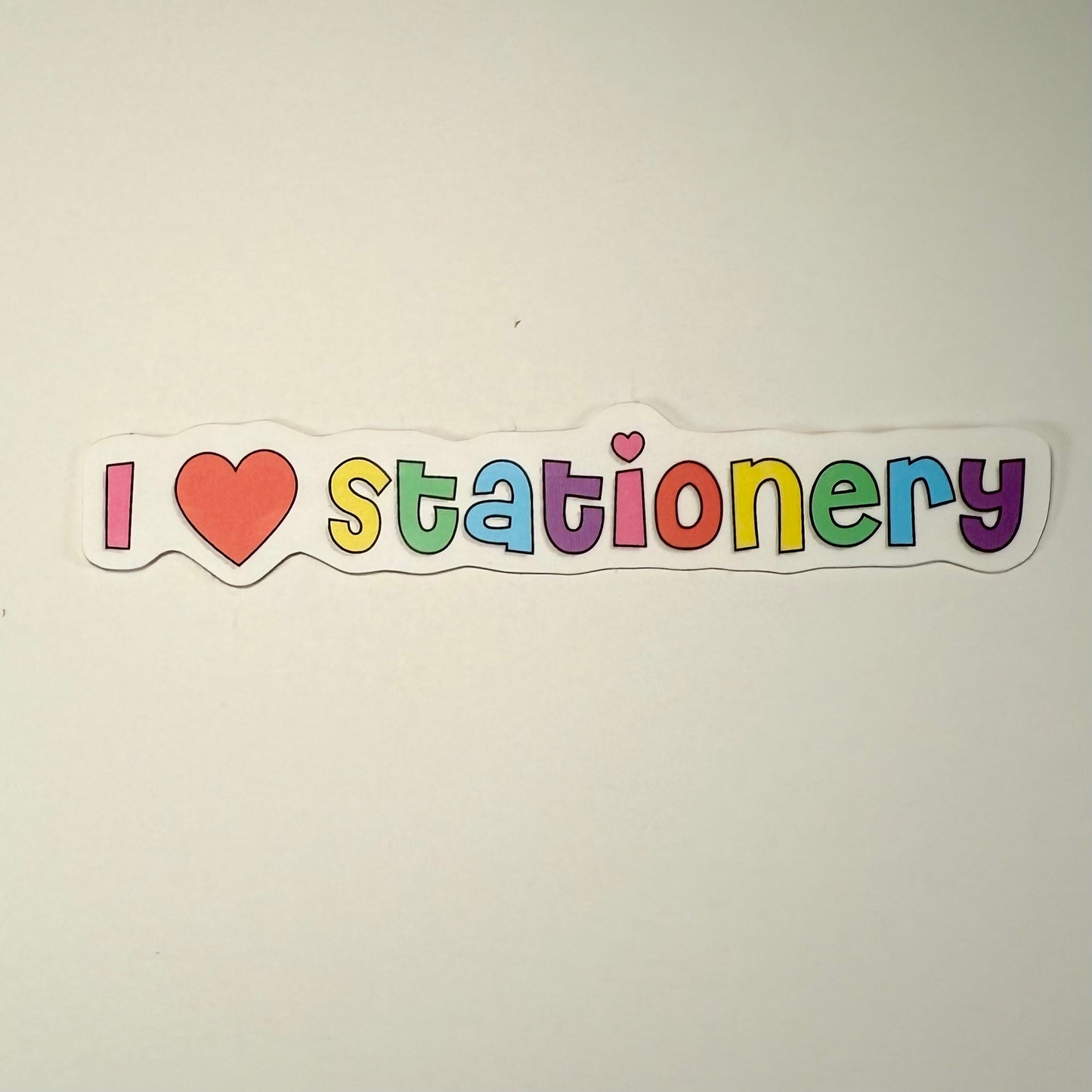 I ♡ Stationery sticker