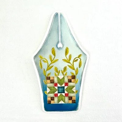 Quilt Star Fountain Pen Nib sticker