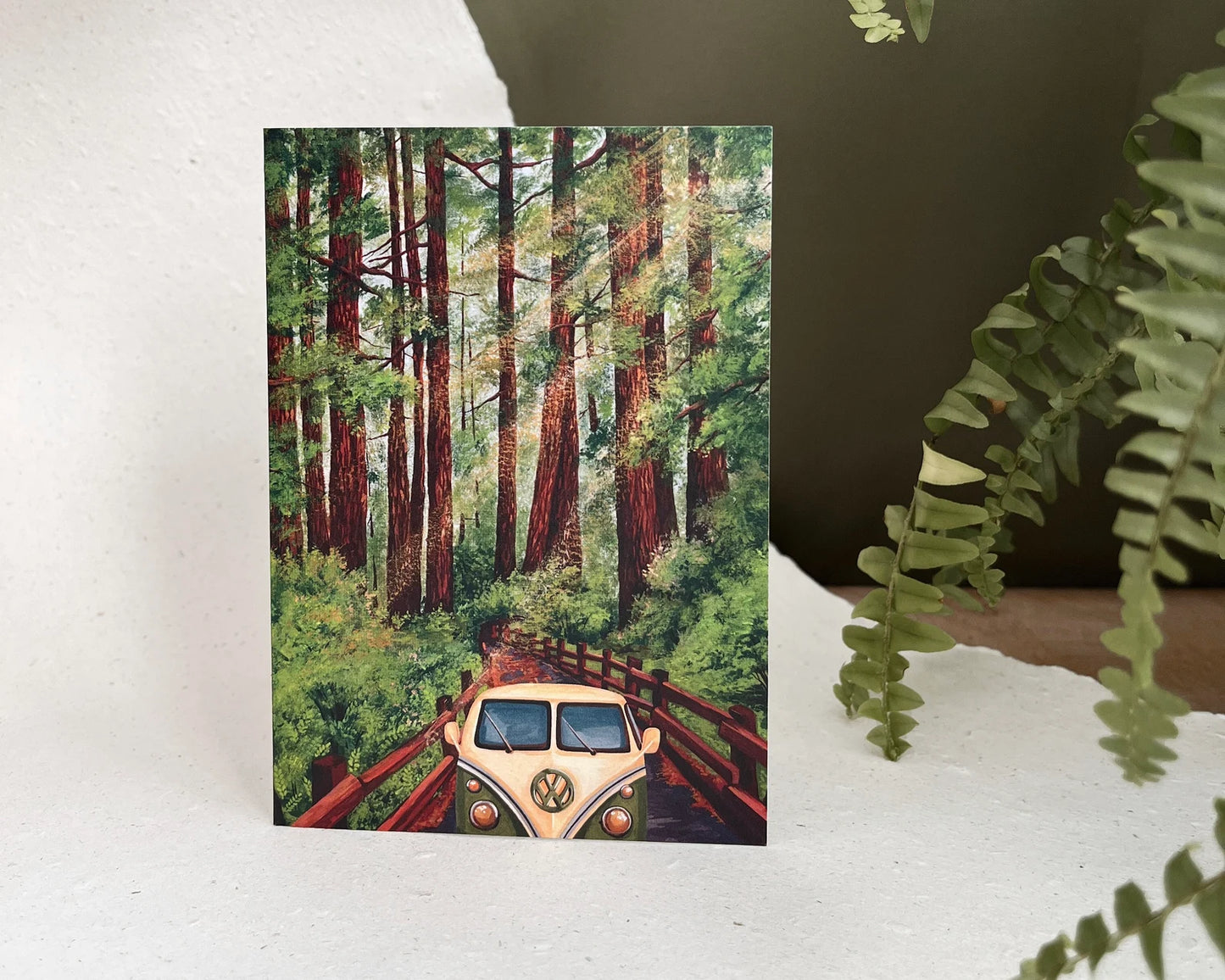 Redwoods Road Trip Notecard