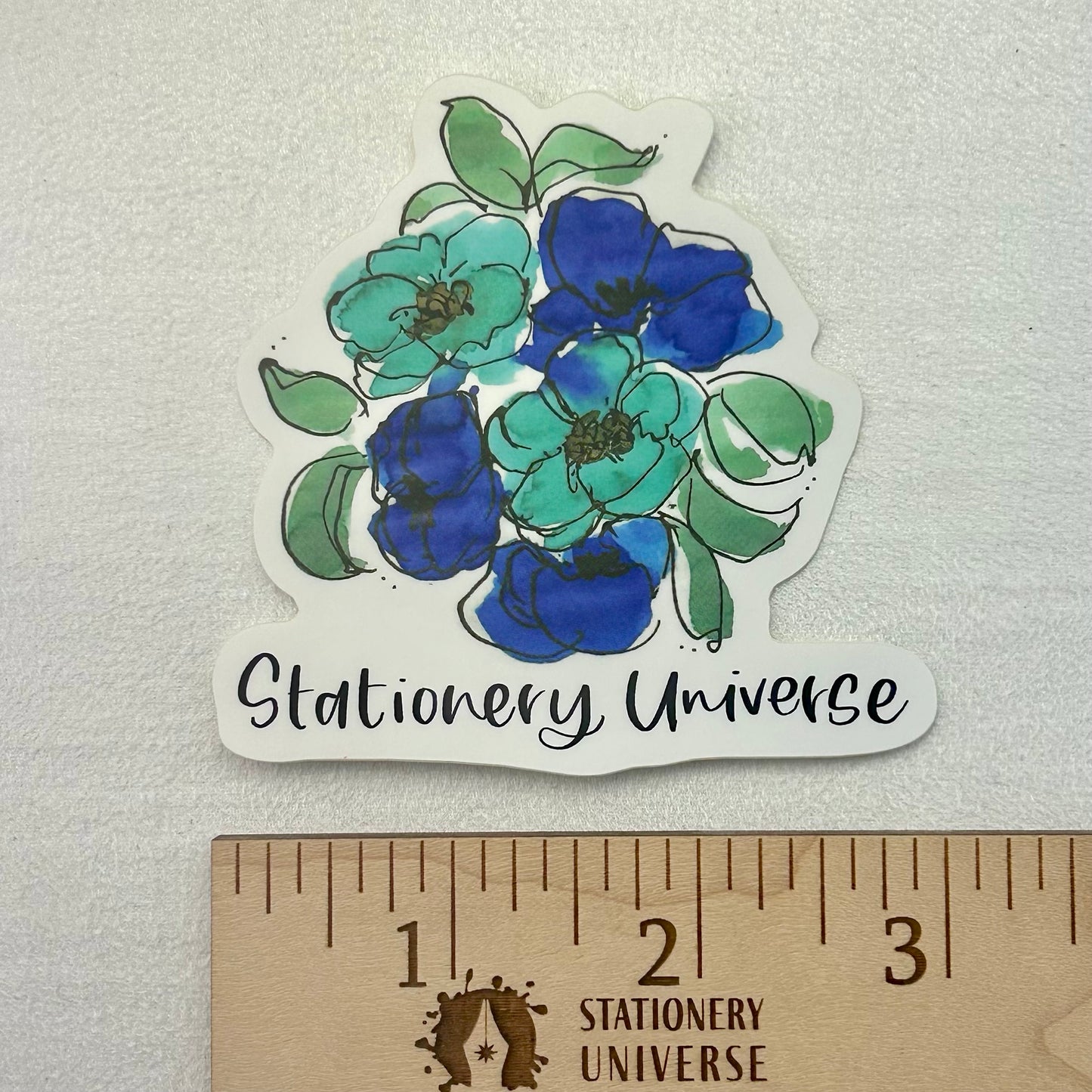 Bouquet of Inky Flowers sticker
