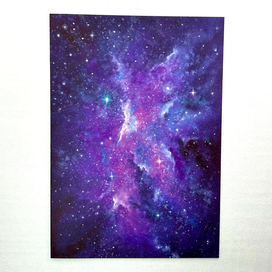 Star Stuff notecard, Vertical