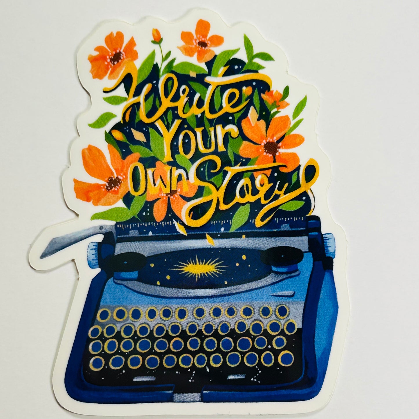 Write Your Own Story Typewriter sticker