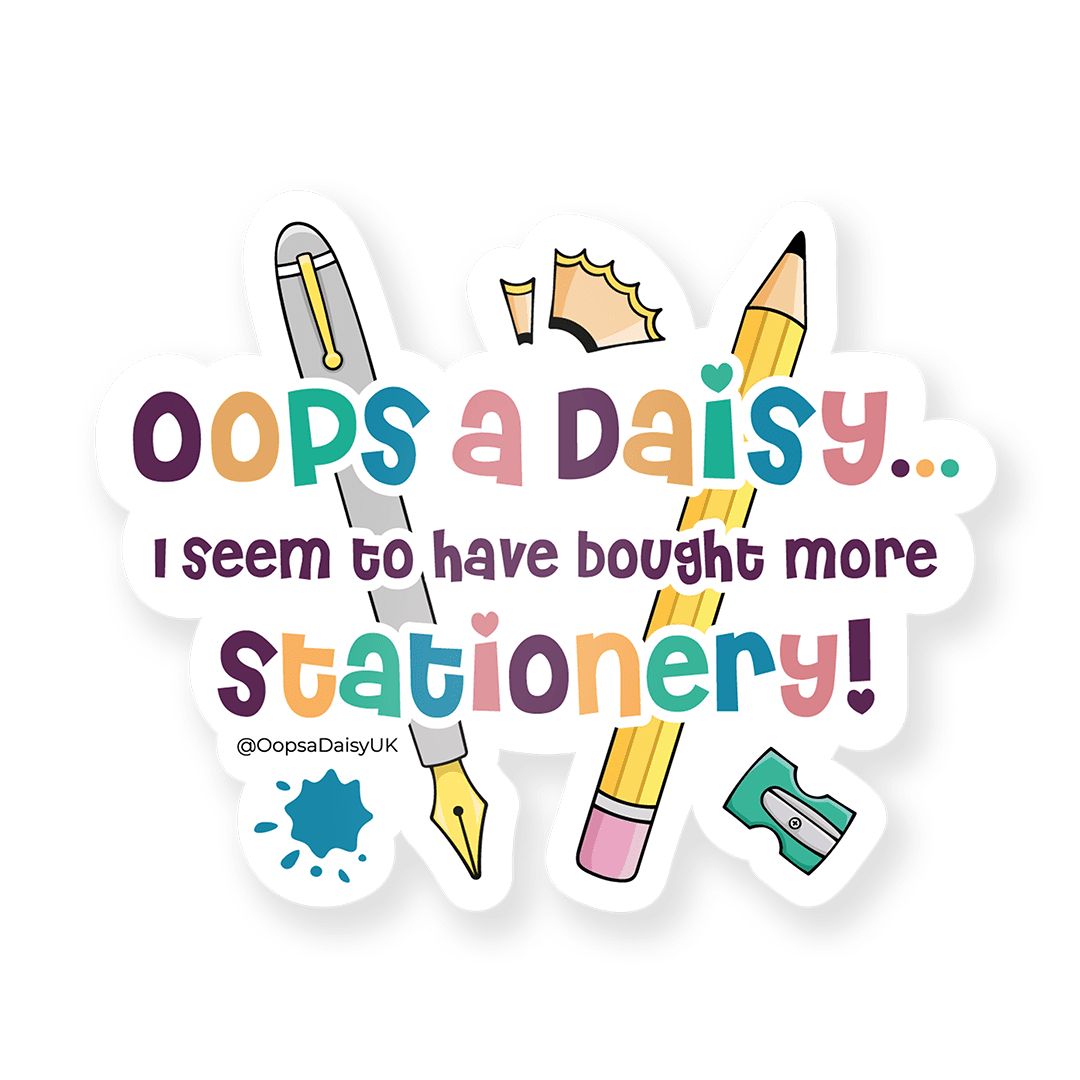 Oops a Daisy sticker
