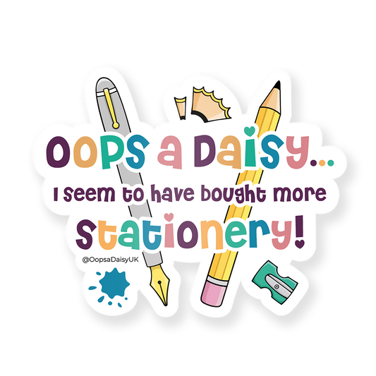 Oops a Daisy sticker