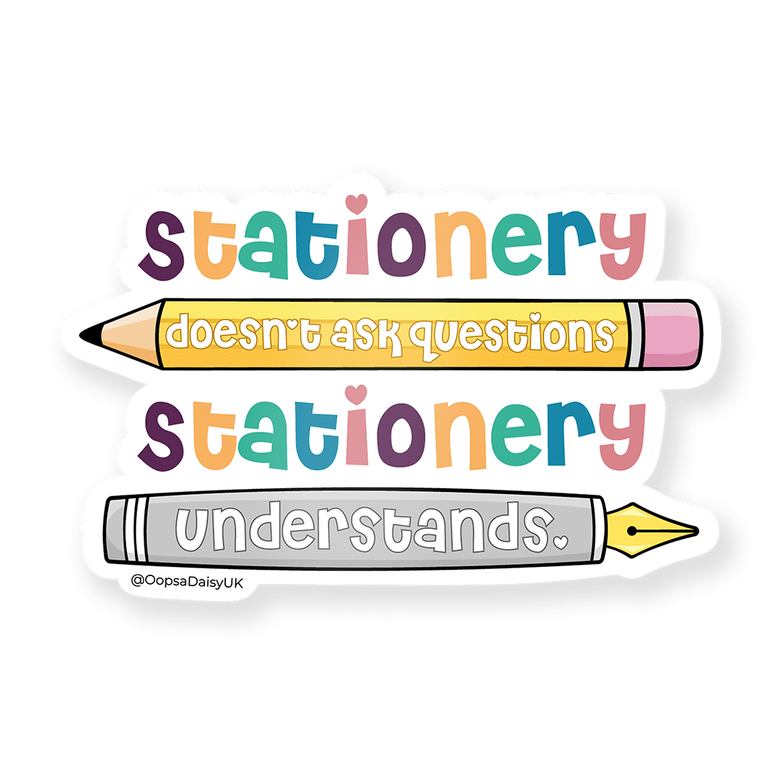 Stationery Understands sticker