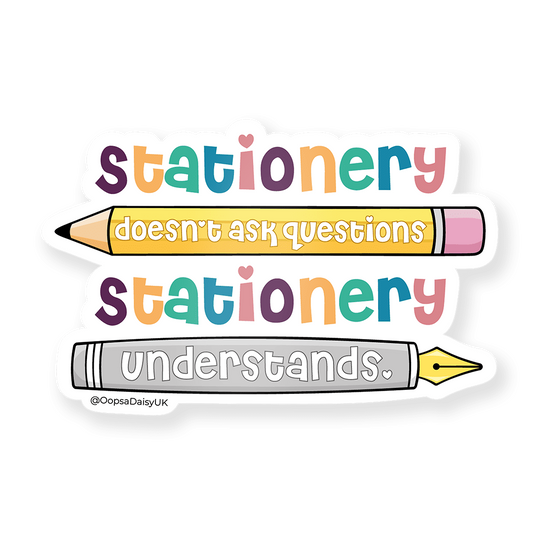 Stationery Understands sticker