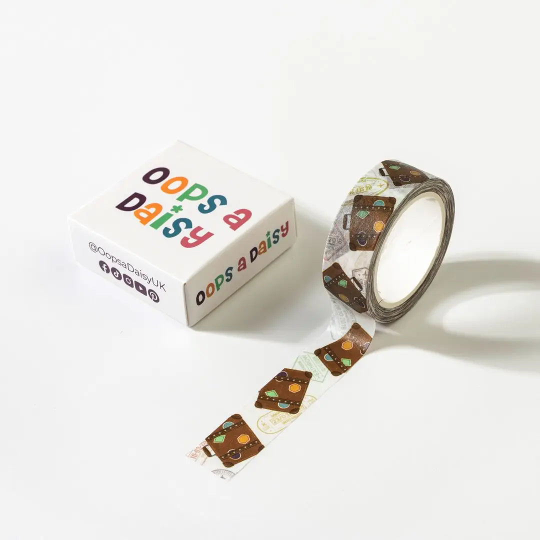 Suitcase washi tape