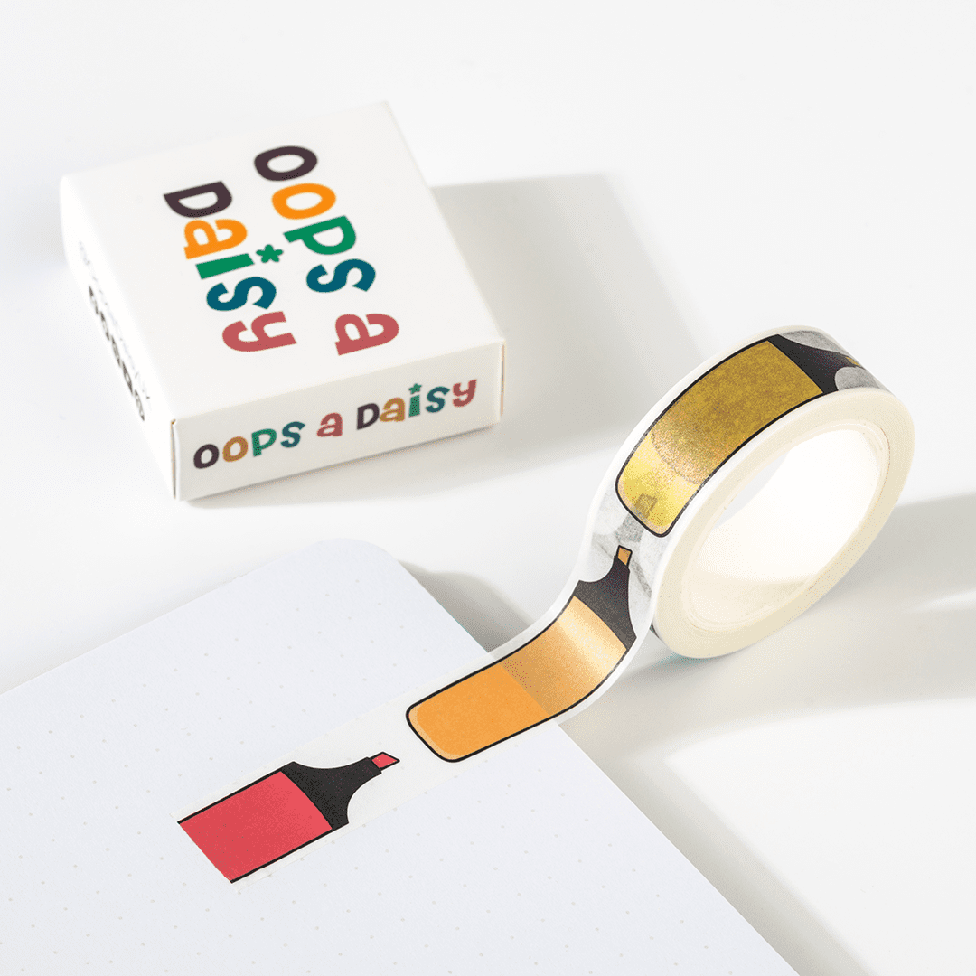 Rainbow Highlighters washi tape