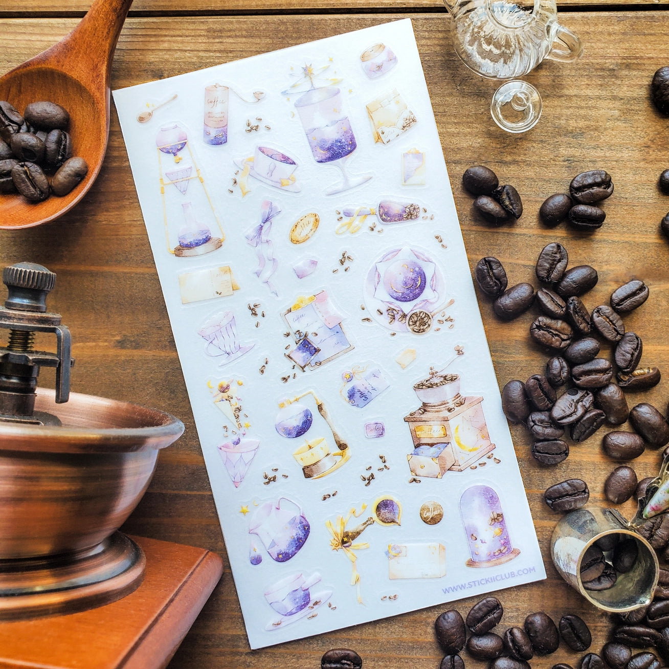 Celestial Coffee v.1 Sticker Sheet