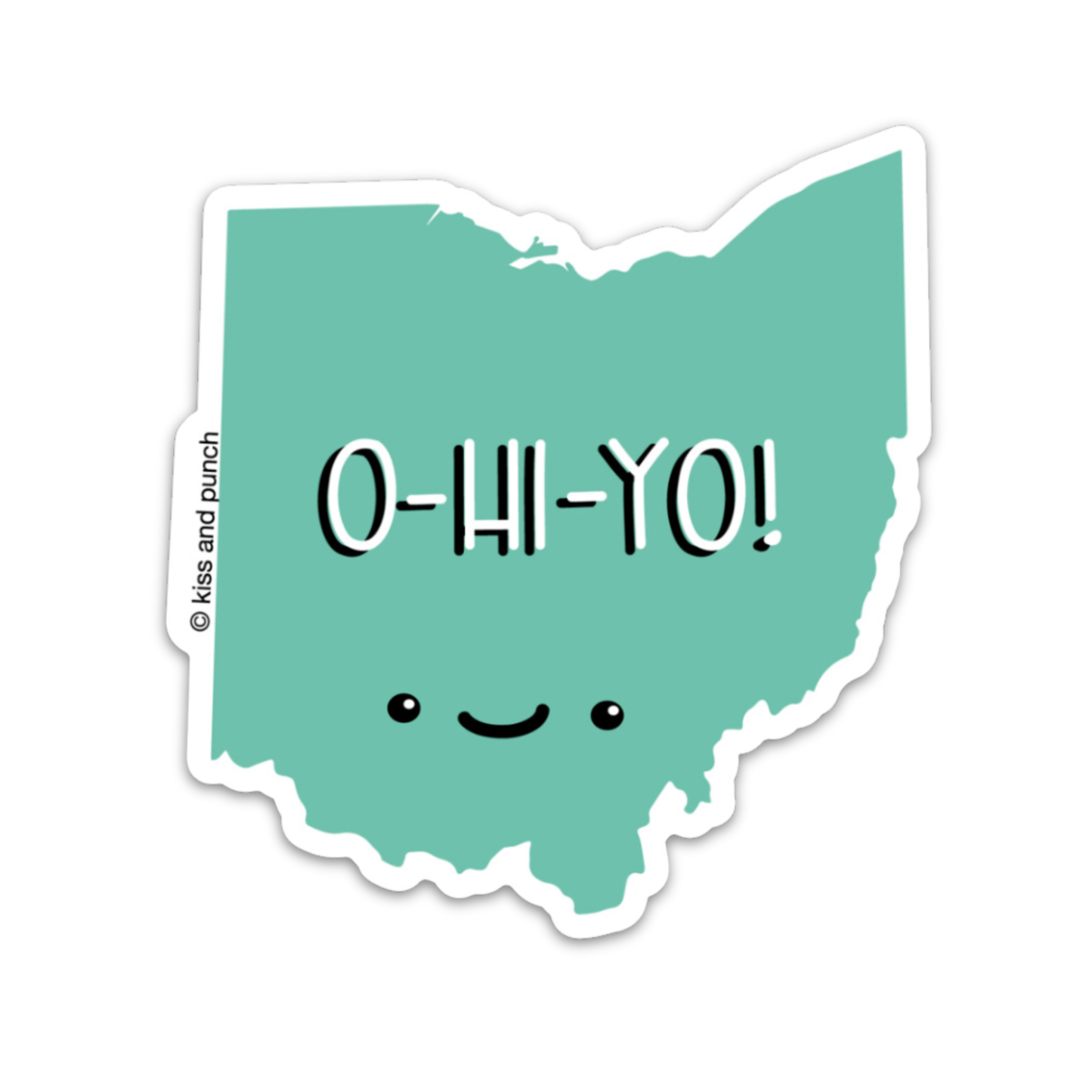 Ohio, O-Hi-Yo Matte Vinyl Sticker