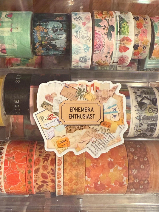 Ephemera Enthusiast Sticker