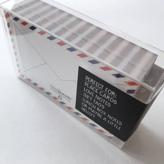 Airmail Envelope Minis™ - Set of 60 Flat Notecards