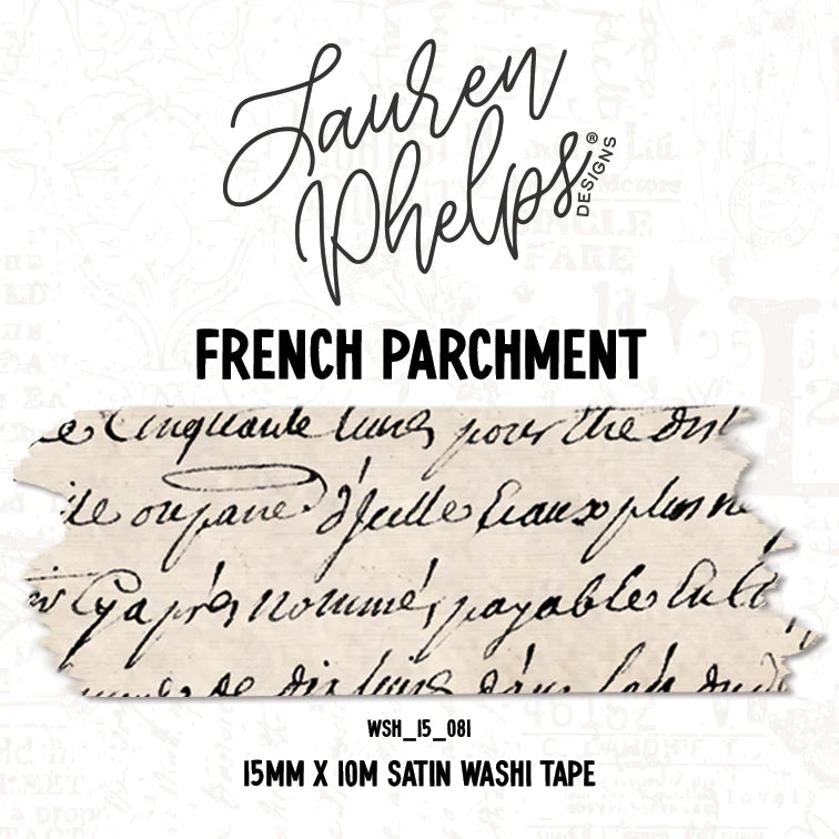 French Parchment Washi - Lauren Phelps Design