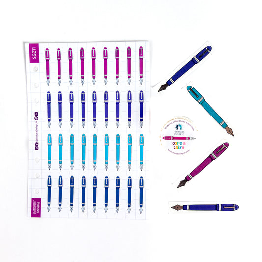 Pens on Parade A5 Sticker Sheet by Oops a Daisy – SU Exclusive