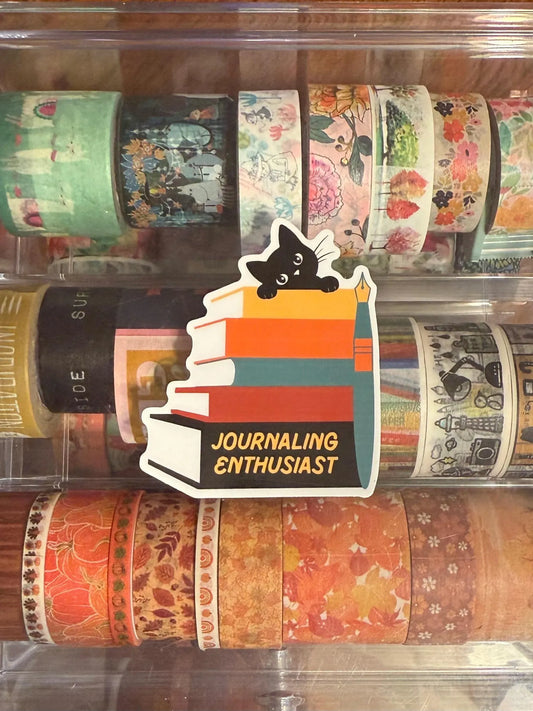 Journaling Enthusiast Sticker