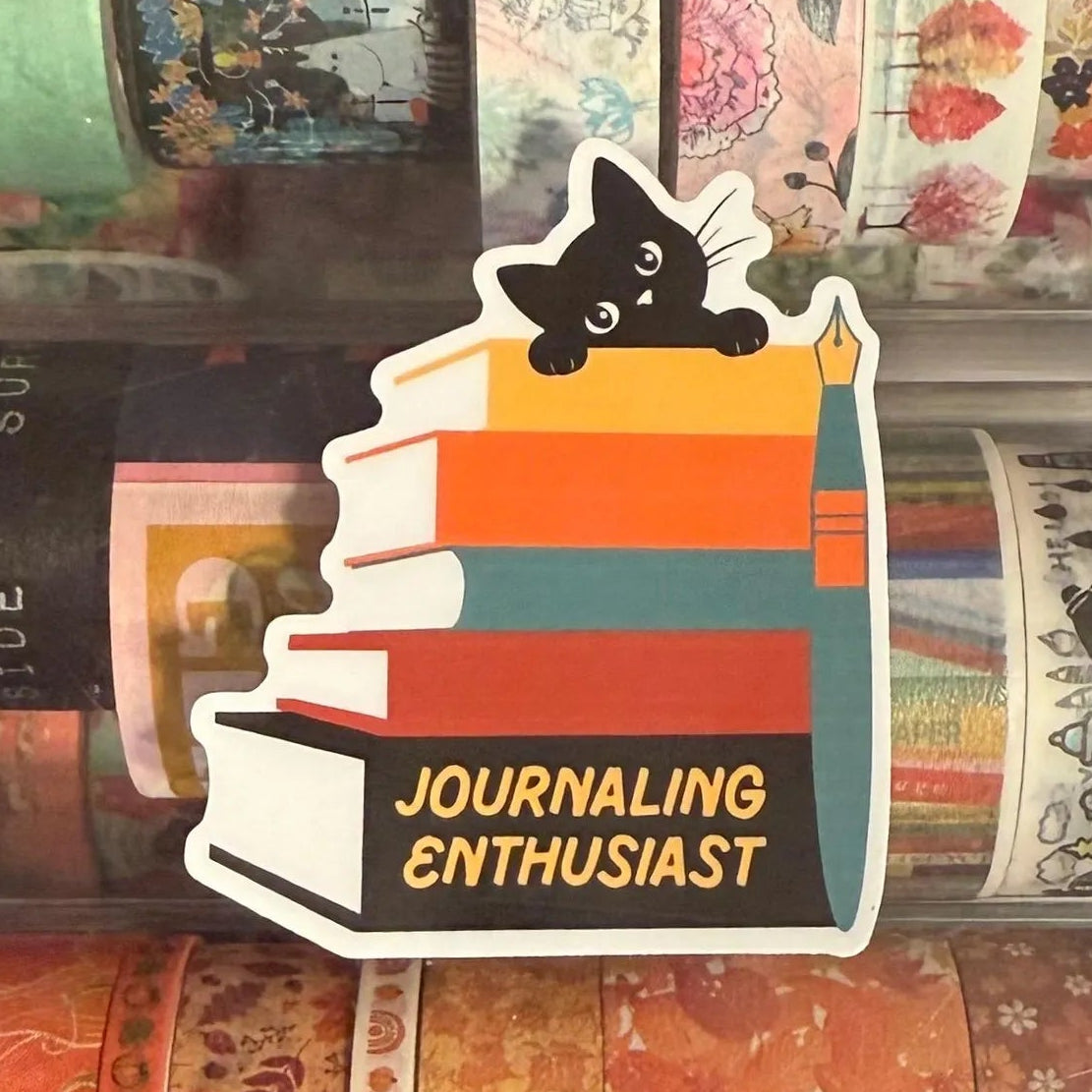 Journaling Enthusiast Sticker
